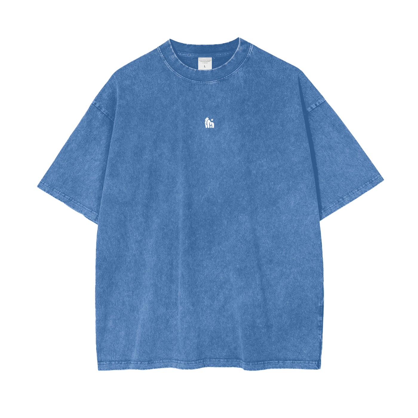 'Great Ape' Oversized Tee - Blue