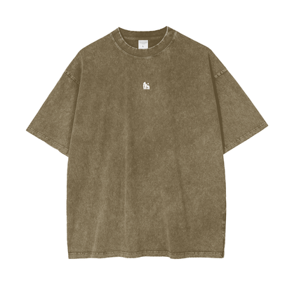 'Great Ape' Oversized Tee - Dirty Green